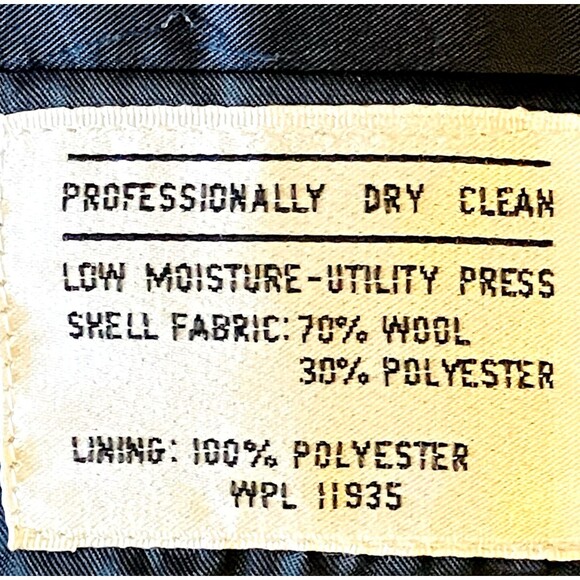 Woodmere Vintage Wool Sport Coat Glen Plaid Blue Gray 42 L Preppy Academia - Picture 5 of 16